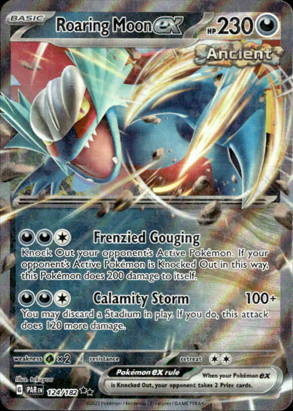 2023 Pokemon Scarlet And Violet Roaring MoonEX graded slab