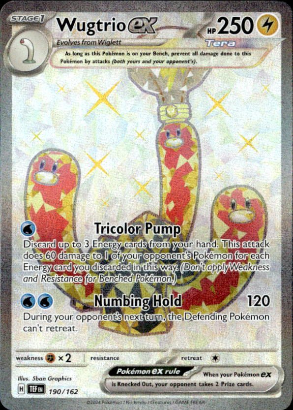 2024 Pokemon Scarlet And Violet WugtrioEX graded slab