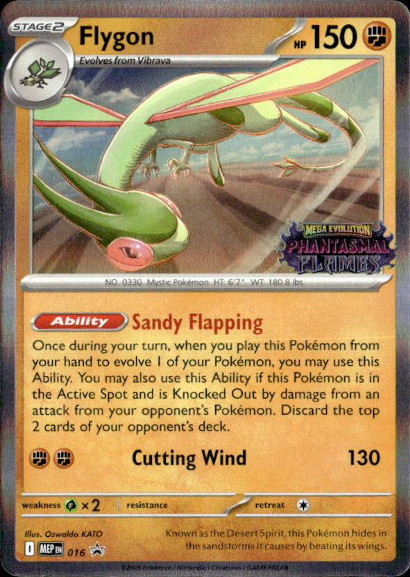 2025 Pokemon Mega Evolution Flygon graded slab