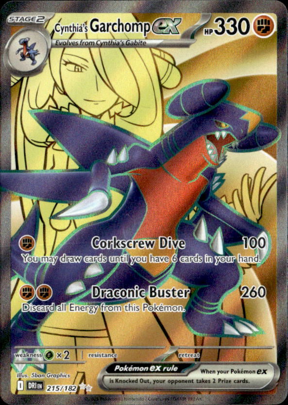 Cynthia'S Garchomp Ex graded slab