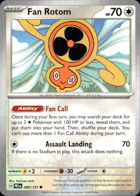 Fan Rotom graded slab