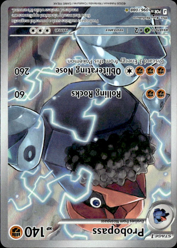 2026 Pokemon Mega Evolution Probopass graded slab