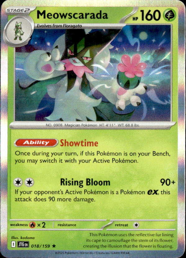 2025 Pokemon Scarlet And Violet Meowscarada graded slab