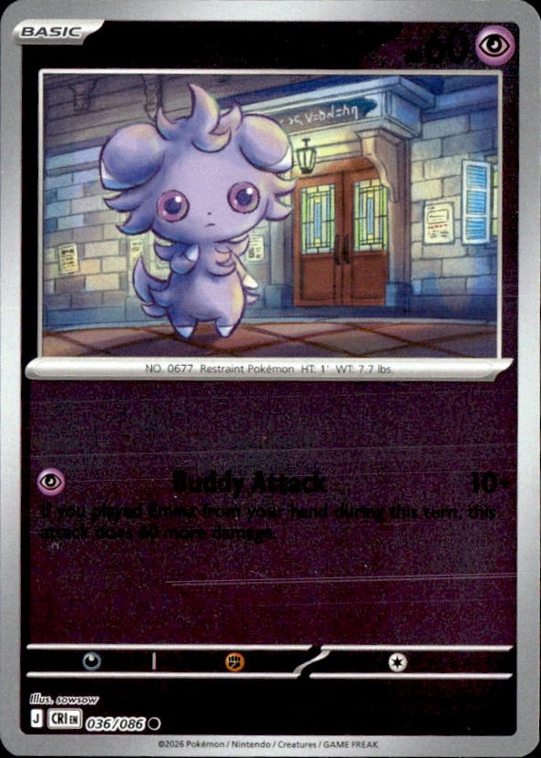 2026 Pokemon Mega Evolution Espurr graded slab