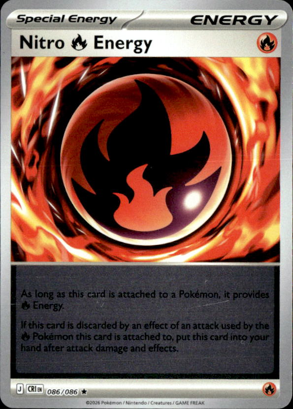 2026 Pokemon Mega Evolution Nitro Energy graded slab
