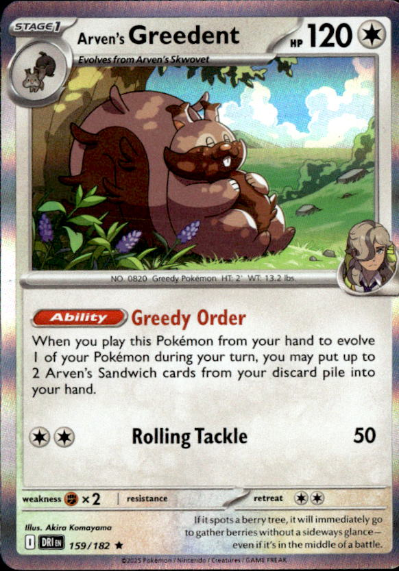 Arven's Greedent graded slab
