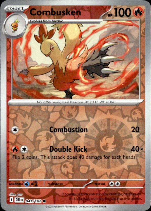 2025 Pokemon Scarlet And Violet Combusken graded slab