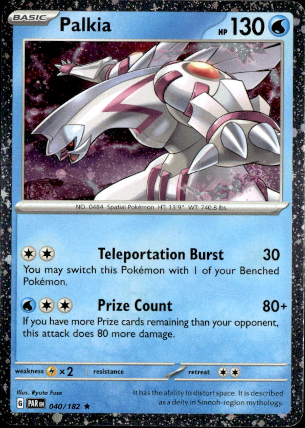 2023 Pokemon Scarlet And Violet Palkia graded slab