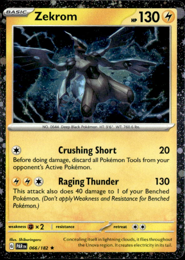 2023 Pokemon Scarlet And Violet Zekrom graded slab