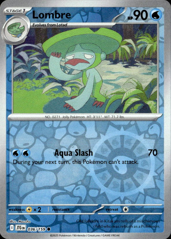 2025 Pokemon Scarlet And Violet Lombre graded slab