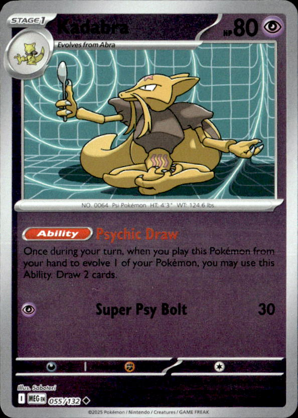 2025 Pokemon Mega Evolution Kadabra graded slab