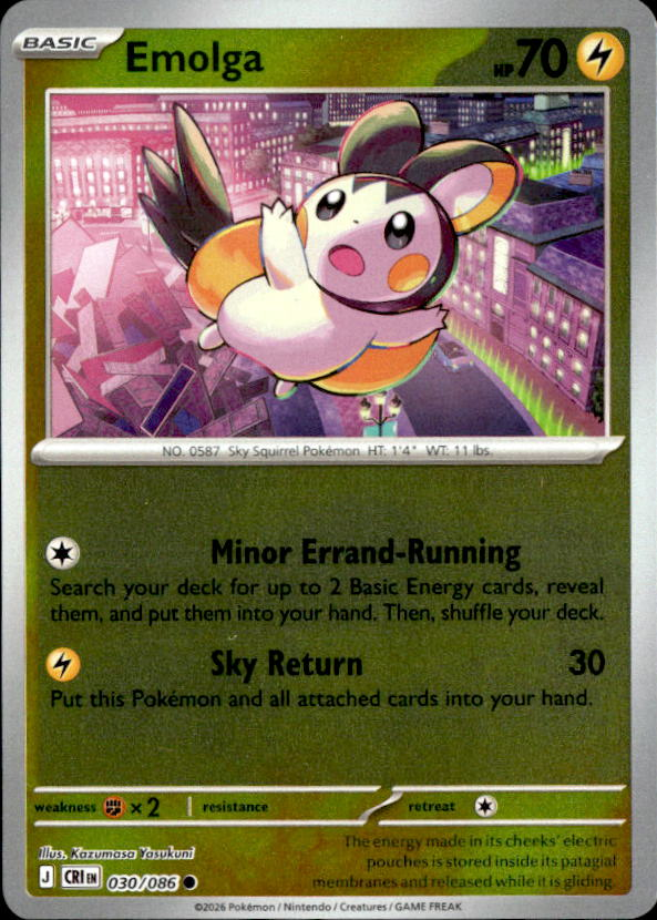 Emolga graded slab