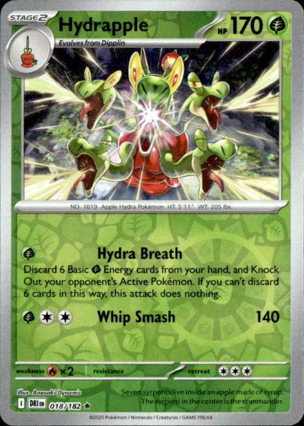 2025 Pokemon Scarlet And Violet Hydrapple graded slab