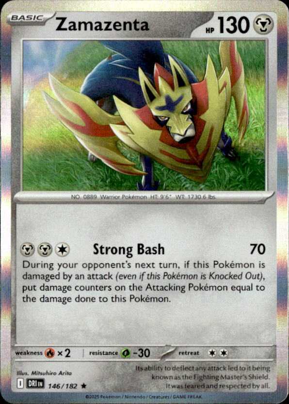 2025 Pokemon Scarlet And Violet Zamazenta graded slab