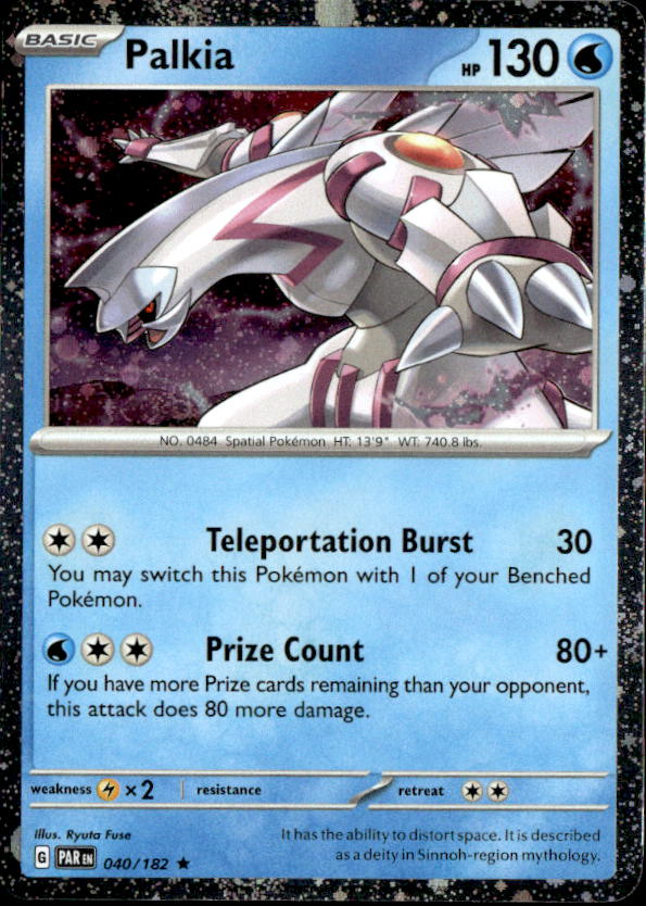 2023 Pokemon Scarlet And Violet Palkia graded slab