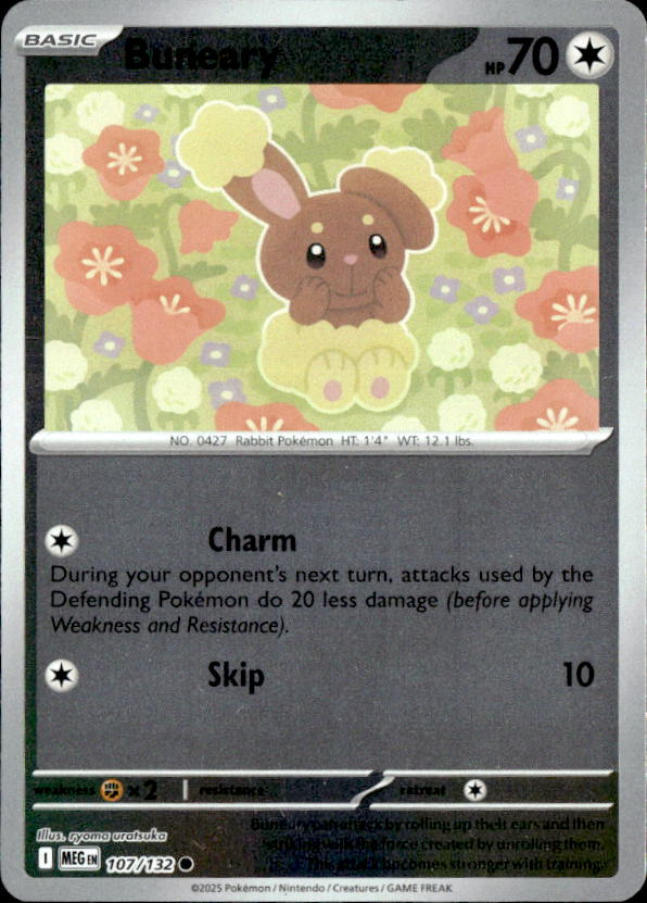 2025 Pokemon Mega Evolution Buneary graded slab