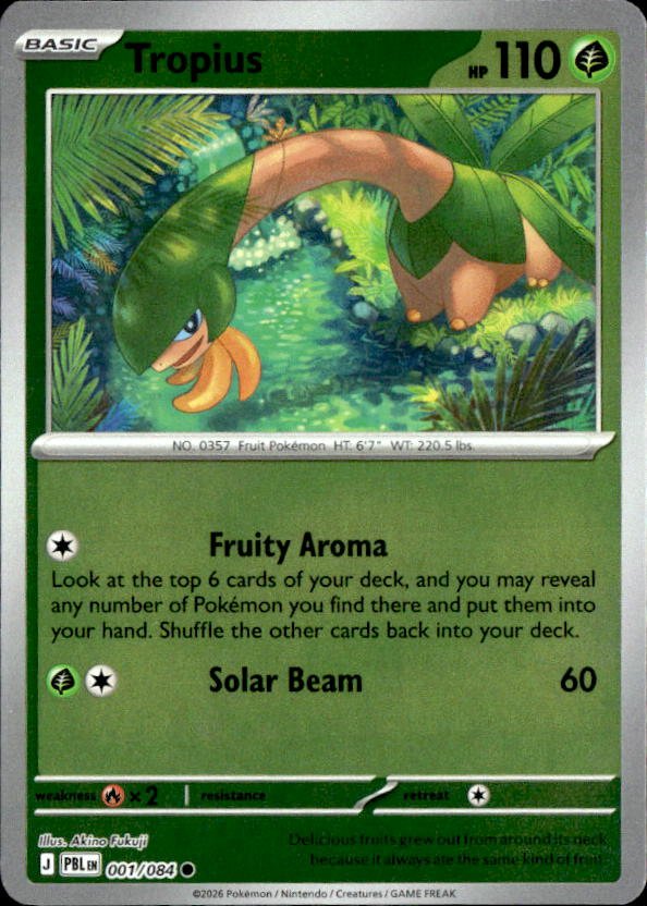 2026 Pokemon Mega Evolution Tropius graded slab