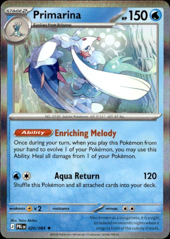 Primarina graded slab