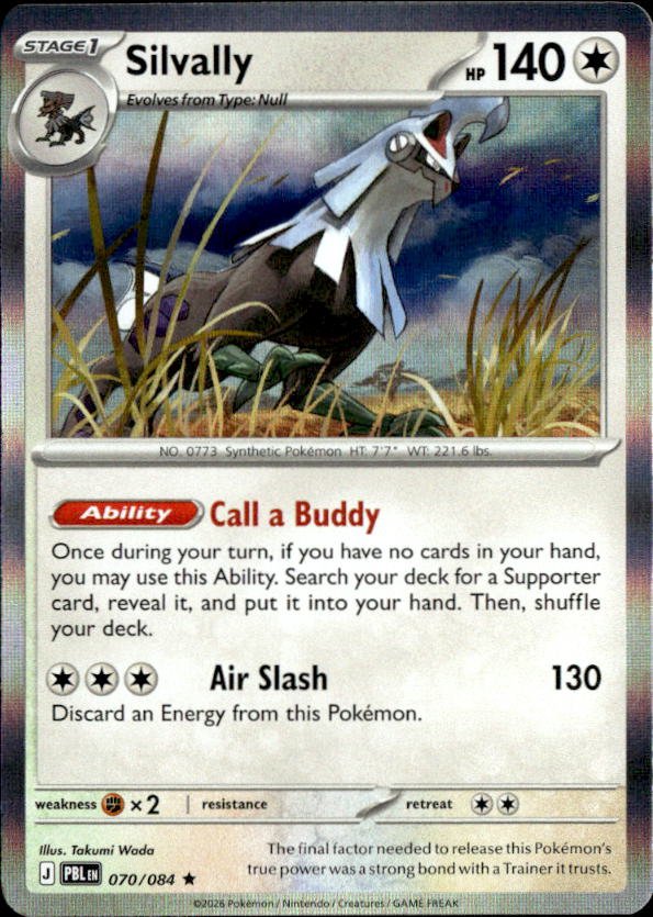 2026 Pokemon Mega Evolution Silvally graded slab