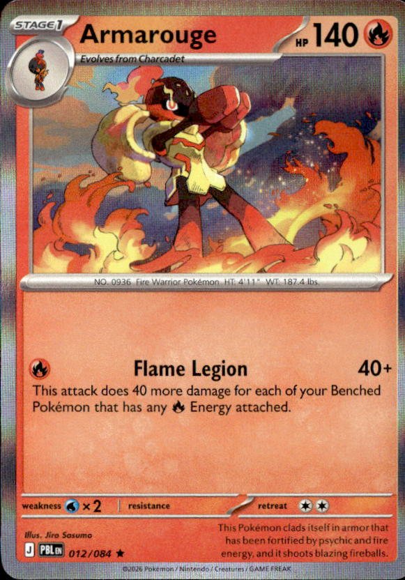2026 Pokemon Mega Evolution Armarouge graded slab
