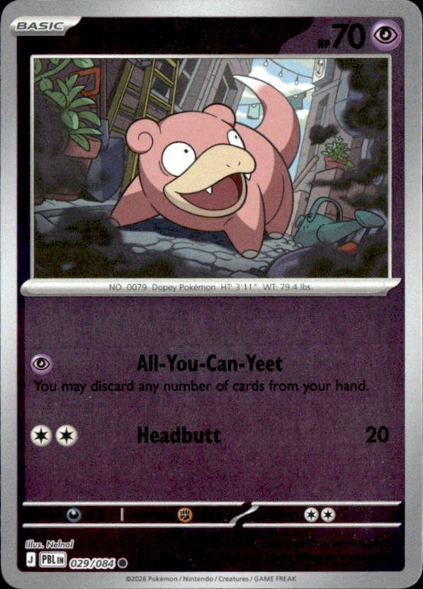 2026 Pokemon Mega Evolution Slowpoke graded slab