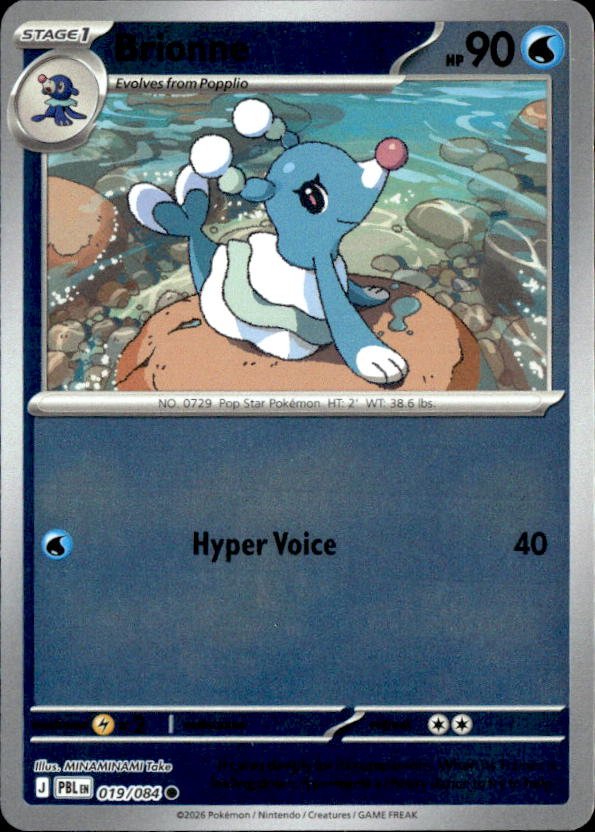 2026 Pokemon Mega Evolution Brionne graded slab