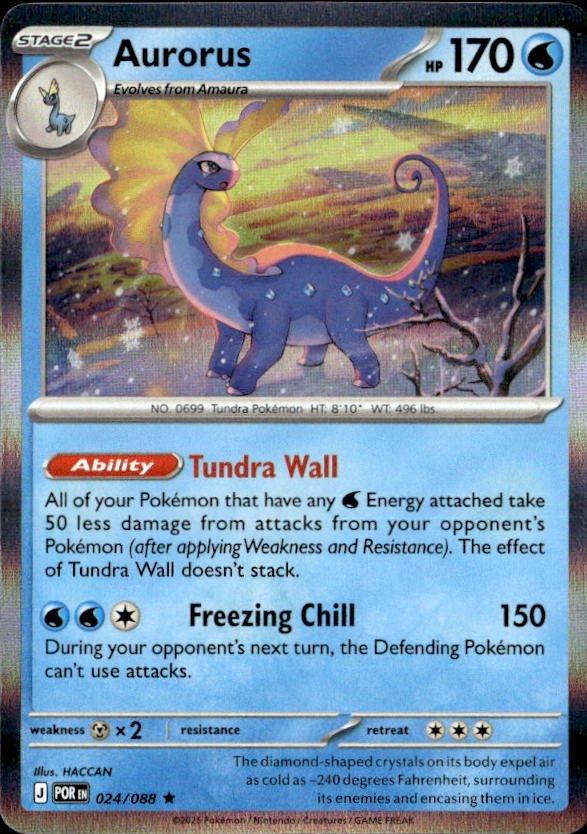 2026 Pokemon Mega Evolution Aurorus graded slab