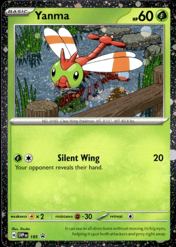 2025 Pokemon Scarlet And Violet Yanma graded slab