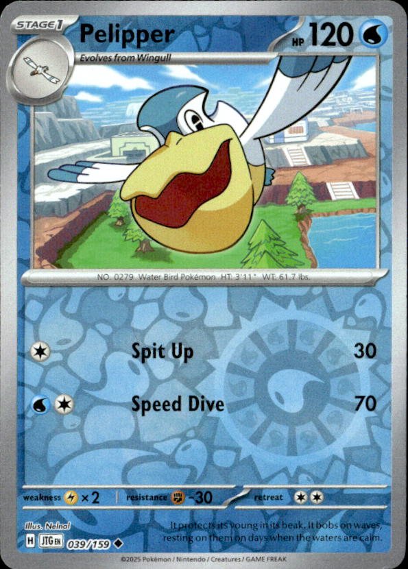 2025 Pokemon Scarlet And Violet Pelipper graded slab