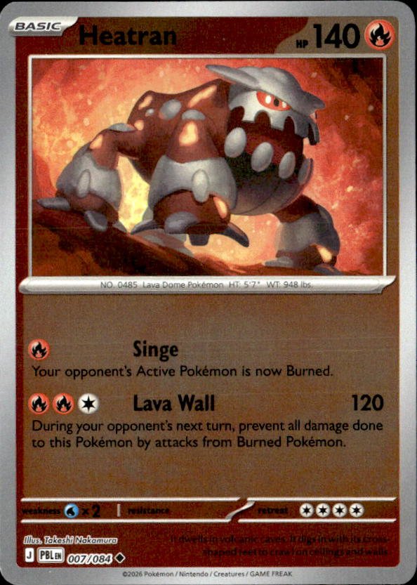 2026 Pokemon Mega Evolution Heatran graded slab