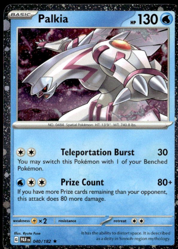 2023 Pokemon Scarlet And Violet Palkia graded slab