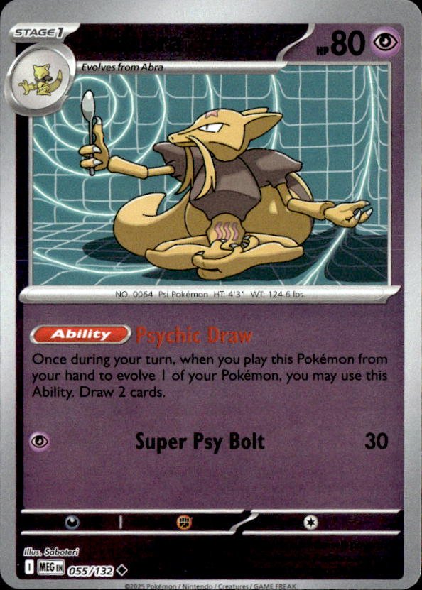 2025 Pokemon Mega Evolution Kadabra graded slab