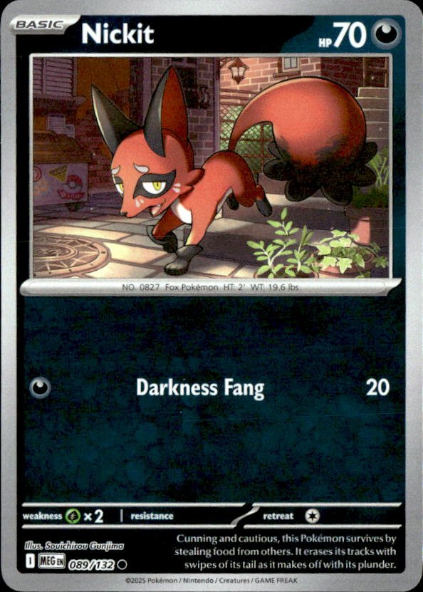 2025 Pokemon Mega Evolution Nickit graded slab