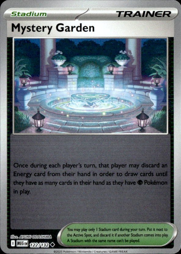 Mystery Garden graded slab