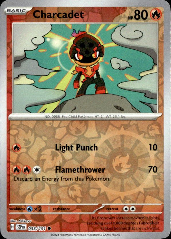 2024 Pokemon Scarlet And Violet Charcadet graded slab