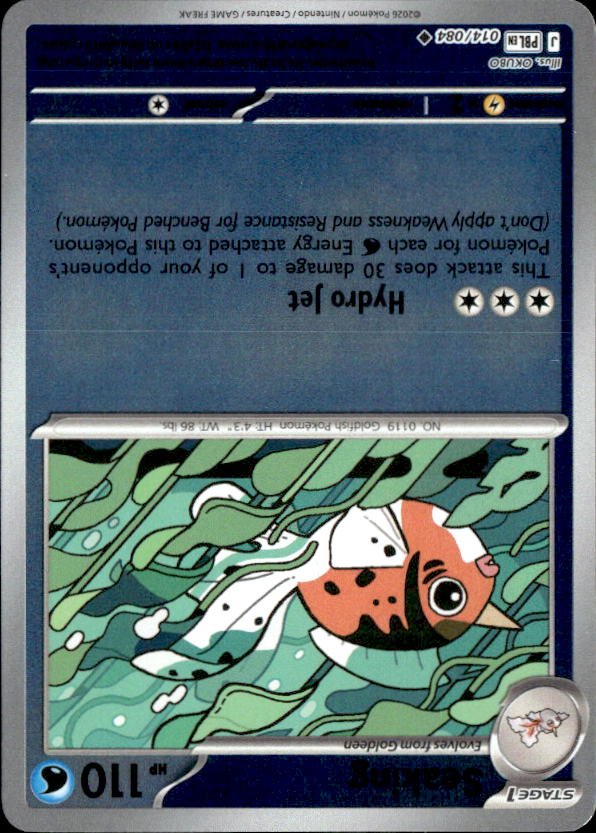 2026 Pokemon Mega Evolution Seaking graded slab