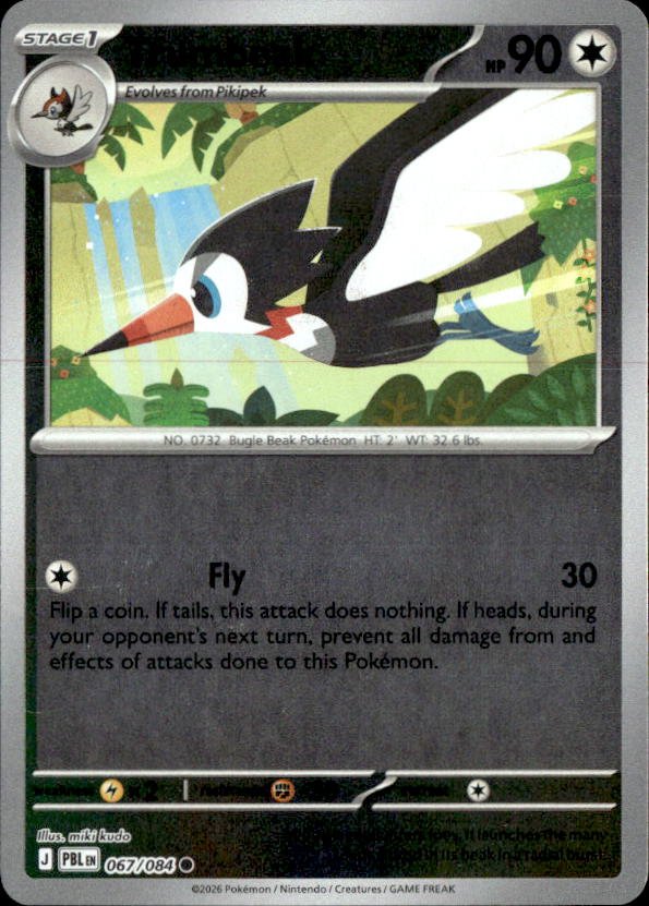 2026 Pokemon Mega Evolution Trumbeak graded slab
