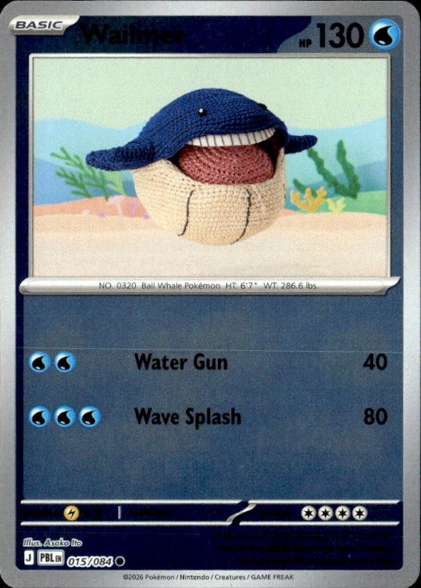 2026 Pokemon Mega Evolution Wailmer graded slab
