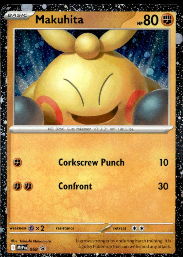2025 Pokemon Mega Evolution Makuhita graded slab