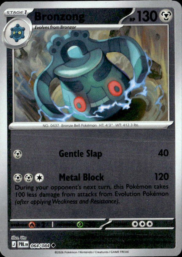 2026 Pokemon Mega Evolution Bronzong graded slab