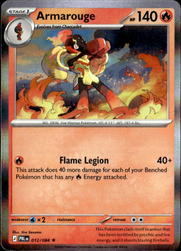 2026 Pokemon Mega Evolution Armarouge graded slab