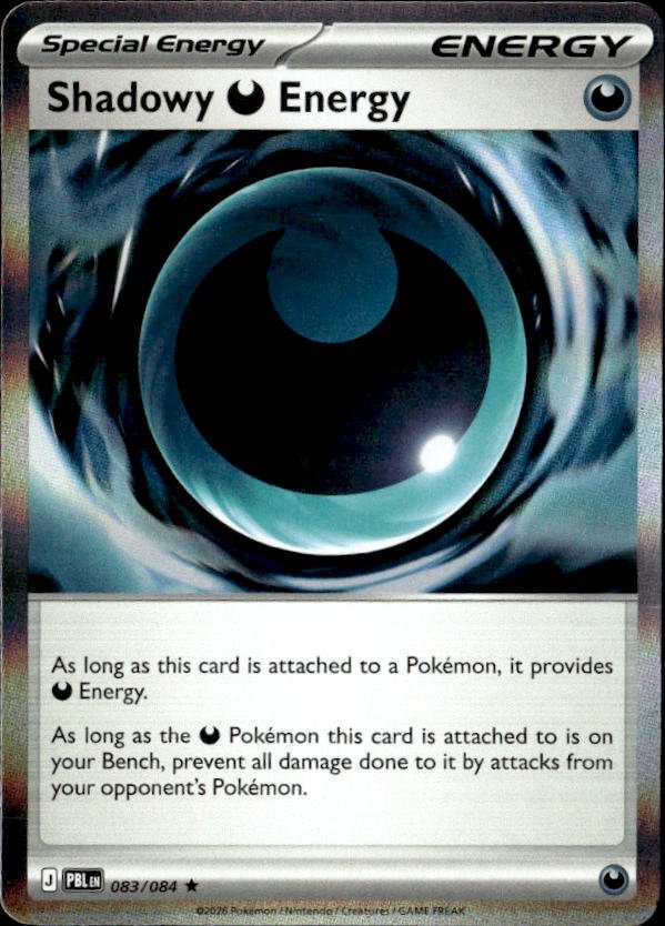 2026 Pokemon Mega Evolution Shadowy Darkness Energy graded slab