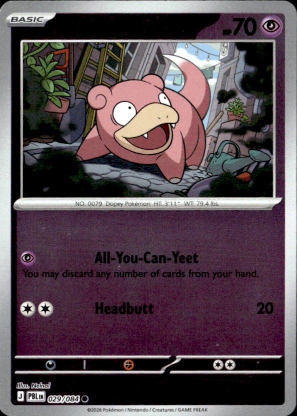 2026 Pokemon Mega Evolution Slowpoke graded slab