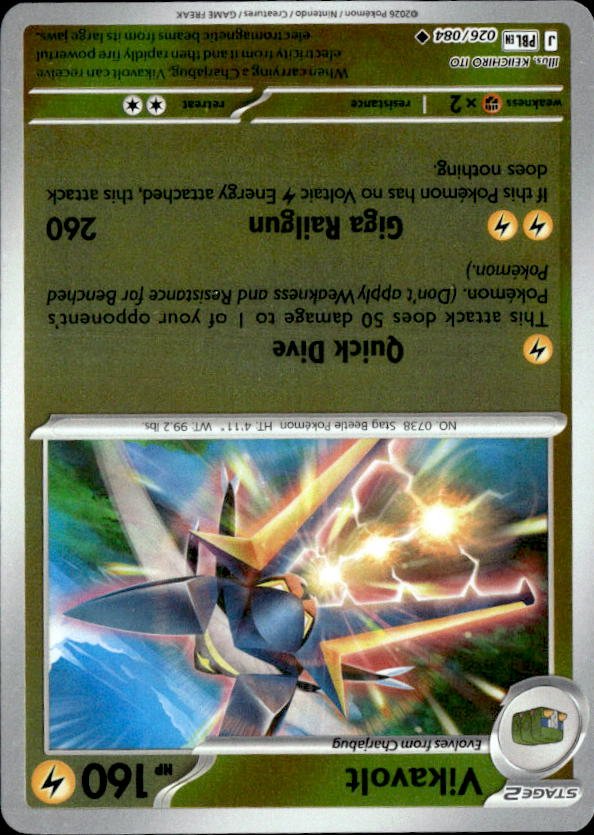 2026 Pokemon Mega Evolution Vikavolt graded slab