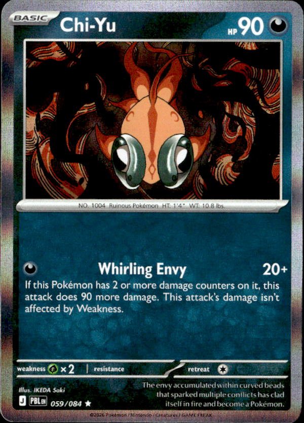 2026 Pokemon Mega Evolution Chi-Yu graded slab