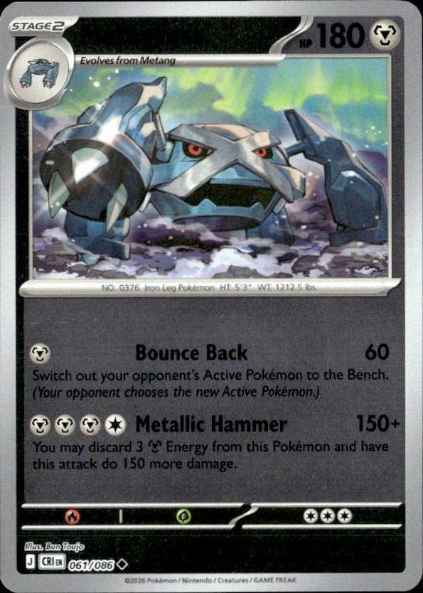 2026 Pokemon Mega Evolution Metagross graded slab