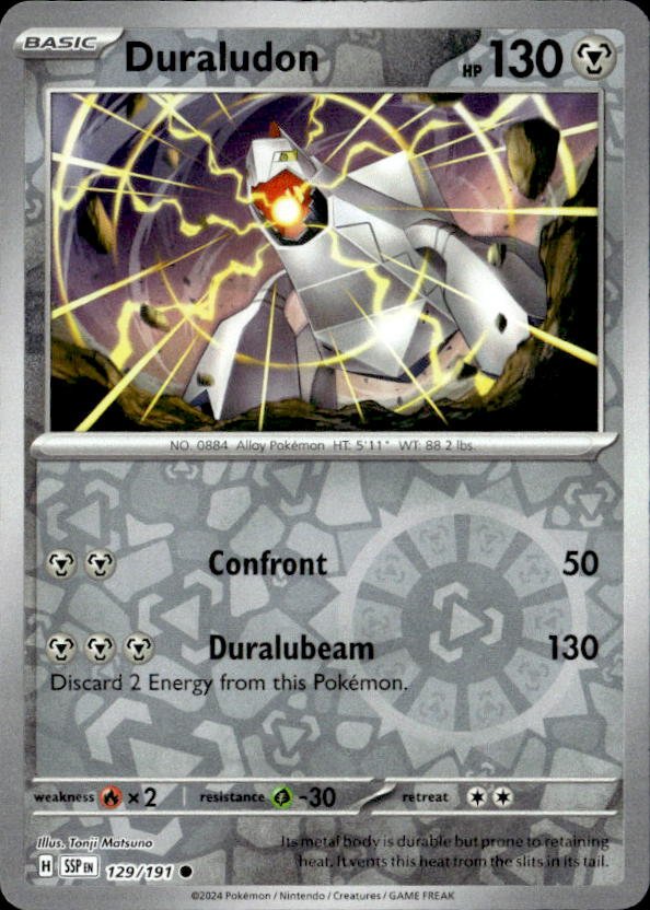2024 Pokemon Scarlet And Violet Duraludon graded slab