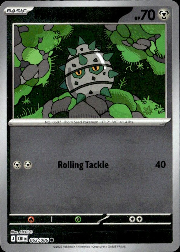 2026 Pokemon Mega Evolution Ferroseed graded slab