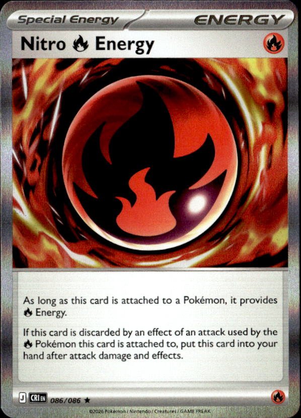 2026 Pokemon Mega Evolution Nitro Energy graded slab