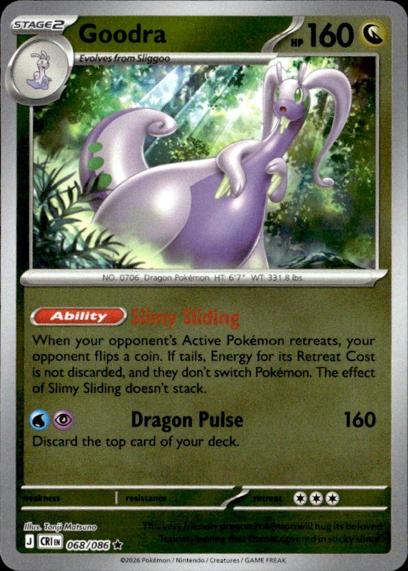 2026 Pokemon Mega Evolution Goodra graded slab